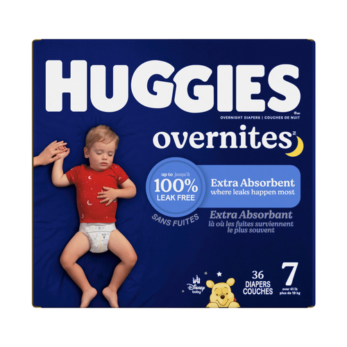 Huggies Overnites Size 7 Extra Absorbent Diapers - 36 Count Image 1 of 2