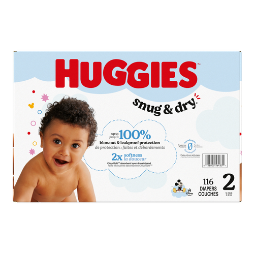 Huggies Snug & Dry Size 2 Diapers - 116 Count Image 1 of 2