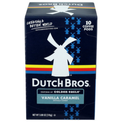 Dutch Bros Vanilla Caramel Inspired By Golden Eagle Single Serve Coffee Pods - 0.388 Ounce - 10 Count Image 1 of 3