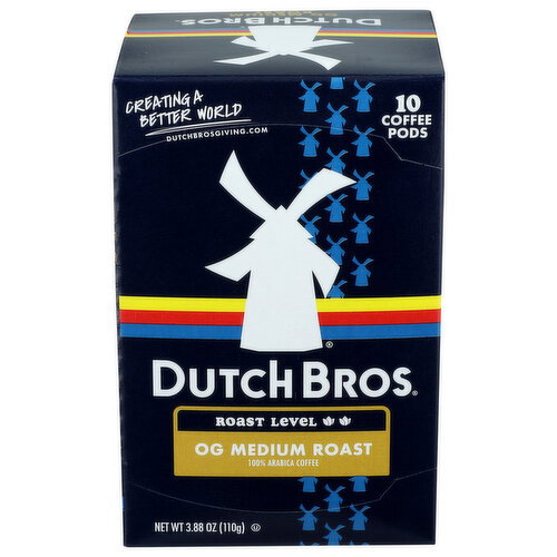 Dutch Bros Medium Roast Single Serve Coffee Pods - 0.388 Ounce - 10 Count Image 1 of 3