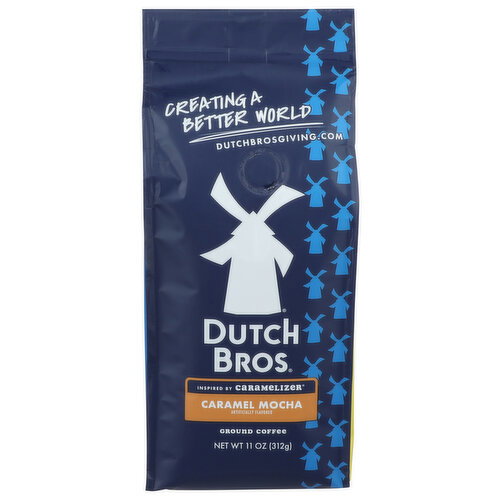 Dutch Bros Caramel Mocha Ground Coffee Inspired By Caramelizer - 11 Ounce Image 1 of 3