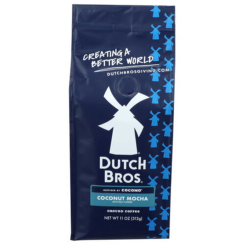 Dutch Bros Coconut Mocha Ground Coffee Inspired By Cocomo - 11 Ounce Image 1 of 3