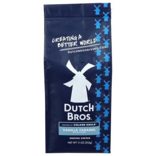 Dutch Bros Vanilla Caramel Ground Coffee Inspired By Golden Eagle - 11 Ounce Image 1 of 3