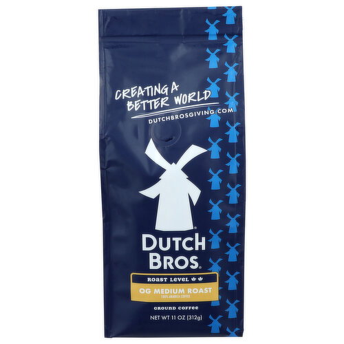 Dutch Bros Medium Roast Ground Coffee - 11 Ounce Image 1 of 3