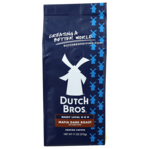 Dutch Bros Mafia Dark Roast Ground Coffee - 11 Ounce Image 1 of 3