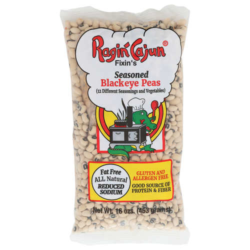 Ragin Cajun Seasoned Blackeye Peas - 16 Ounce