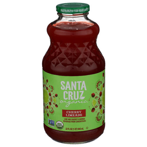 Santa Cruz Organic Cherry, Lime Cherry Limeade Juice - 32 Fluid Ounce Image 1 of 4