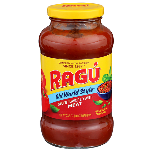 Ragu Flavored With Meat Old World Style Sauce - 23.9 Ounce