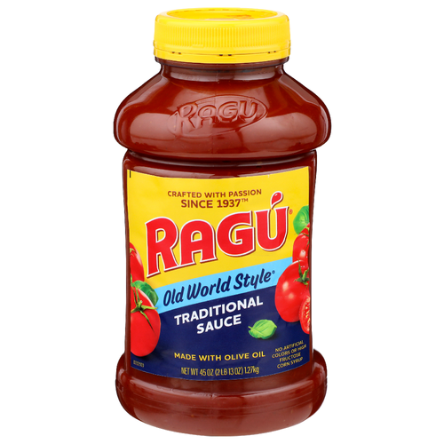 Ragu Made With Olive Oil Old World Style Traditional Sauce - 45 Ounce