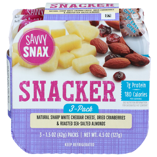 Savvy Snax Snacker - 1.5 Ounce - 3 Count