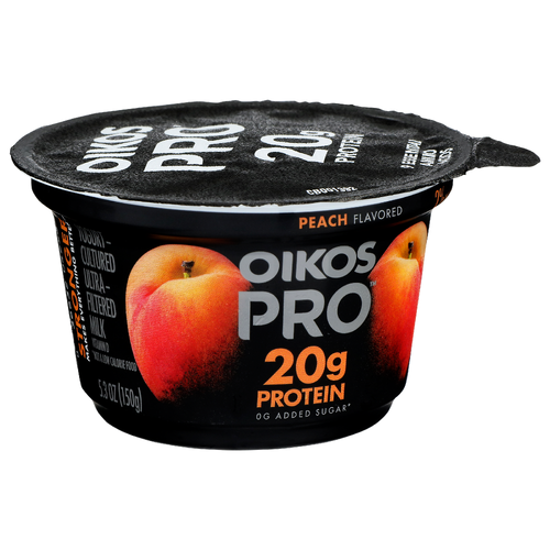 Oikos Pro Peach Yogurt - 5.3 Ounce