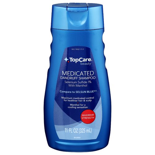 Top Care Beauty Maximum Strength Medicated Dandruff Shampoo - 11 Fluid Ounce - 1 Count