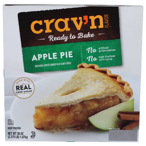 Crav'n Flavor Apple Pie - 38 Ounce - 1 Count