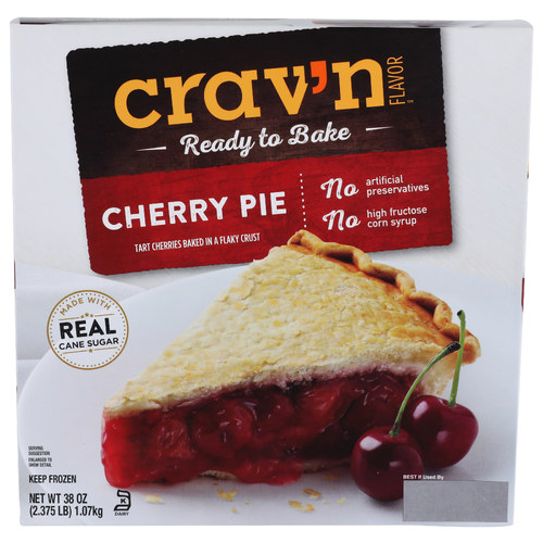 Crav'n Flavor Cherry Pie - 38 Ounce - 1 Count