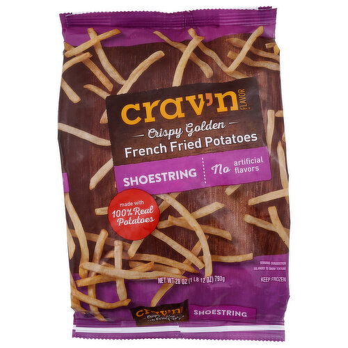 Crav'n Flavor Shoestring French Fried Potatoes - 28 Ounce