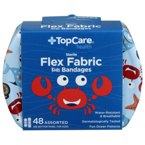 TopCare Health Kids Flex Fabric Bandages - 48 Count