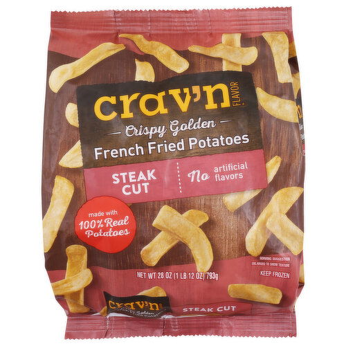 Crav'n Flavor Steak Cut French Fried Potatoes - 28 Ounce