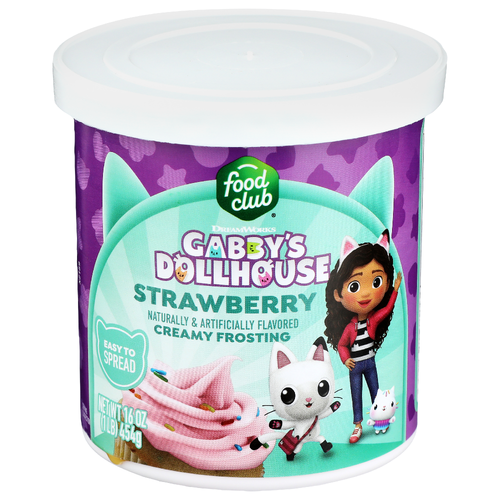 Food Club Strawberry Gabby's Dollhouse Frosting - 16 Ounce Image 1 of 4