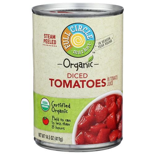 Full Circle Market In Tomato Juice Diced Tomatoes - 14.5 Ounce