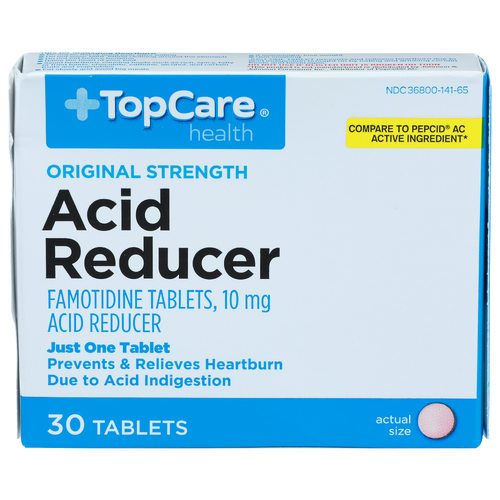 Topcare Health Original Strength Acid Reducer - 30 Count