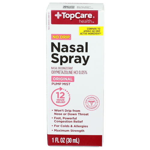 Topcare Health Nasal Decongestant Spray - 1 Fluid Ounce