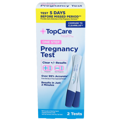 Topcare Health One Step Pregnancy Test - 2 Count