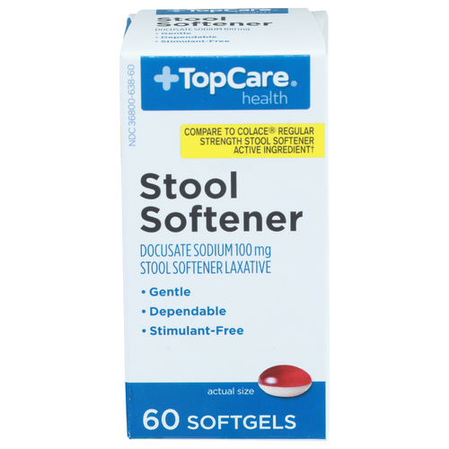 Topcare Health Stool Softener - 60 Count
