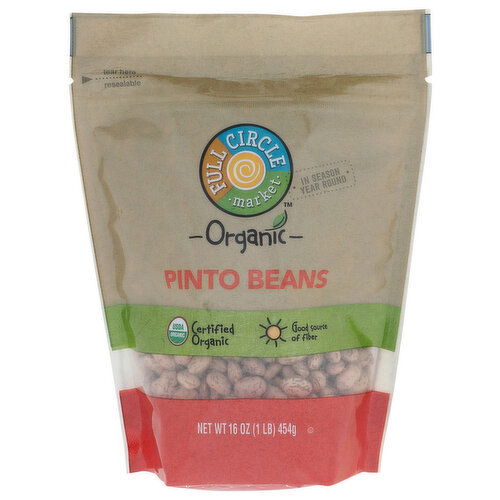 Full Circle Market Pinto Beans - 16 Ounce