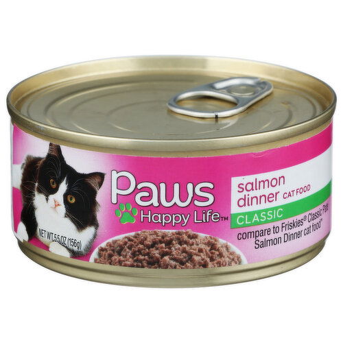 Paws Happy Life Cat Can Salmon - 5.5 Ounce