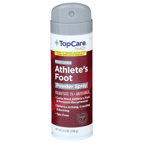Topcare Health Medicated Athlete's Foot Powder Spray - 4.6 Ounce