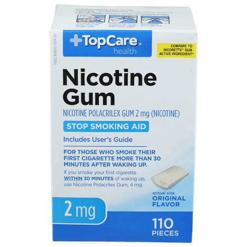 Top Care Health Original Nicotine Gum - 110 Count