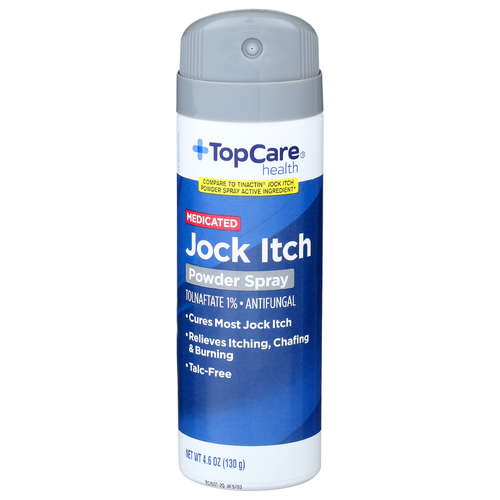 Topcare Health Jock Itch Medicated Powder Spray - 4.6 Ounce