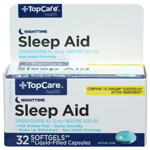 Topcare Health Nighttime Sleep Aid - 32 Count