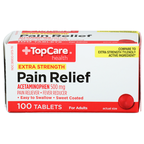 Topcare Health Pain Relief - 100 Count