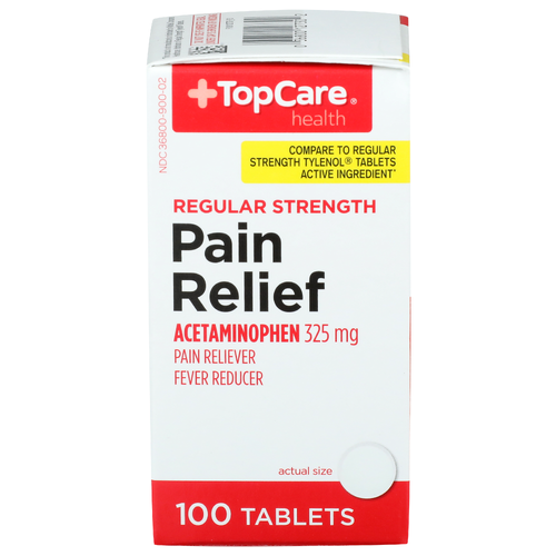 Topcare Health Regular Strength Pain Relief - 100 Count