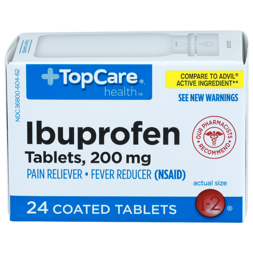 Topcare Health Ibuprofen Tablets - 24 Count
