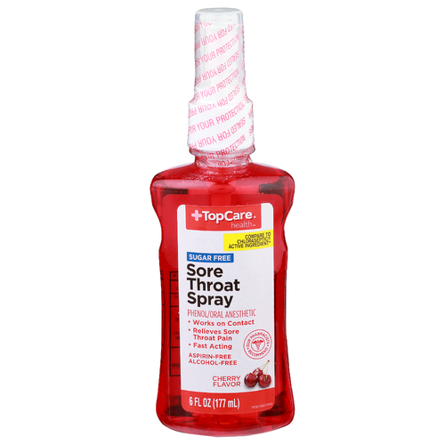 Topcare Health Cherry Sore Throat Spray - 6 Fluid Ounce