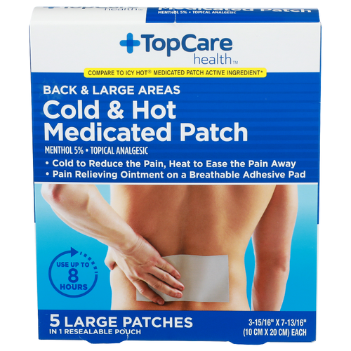 Topcare Health Cold & Hot Medicated Patch - 5 Count