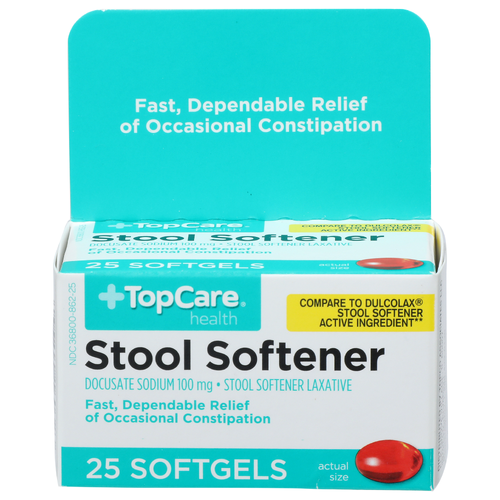Topcare Health Stool Softener - 25 Count