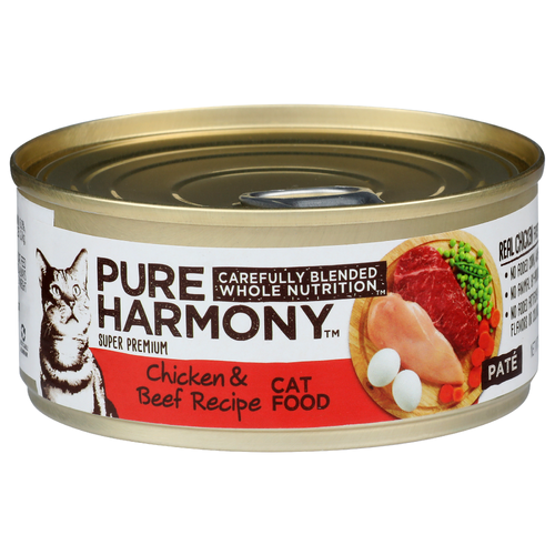 Pure Harmony Grain Free Chicken & Beef Recipe Super Premium Cat Food - 5.5 Ounce