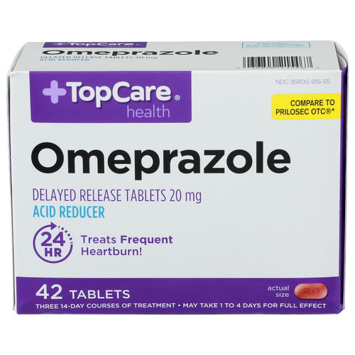Topcare Health Acid Reducer Omeprazole - 42 Count