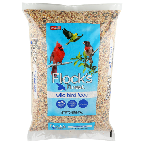 Flocks Finest Wild Bird Seed - 20 Pound