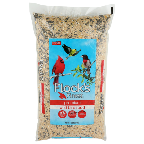 Flock's Finest Premium Wild Bird Food - 10 Pound