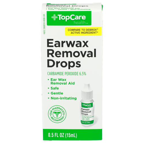 Topcare Health Earwax Removal Drops - 0.5 Fluid Ounce
