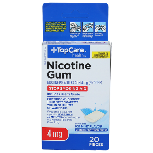 Topcare Health Ice Mint Flavor Stop Smoking Aid - 20 Count