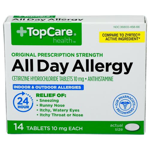 Topcare Health All Day Allergy - 14 Count
