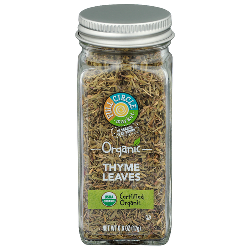 Full Circle Market Organic Thyme Leaves - 0.6 Ounce