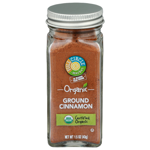 Full Circle Market Ground Cinnamon Organic Seasoning - 1.5 Ounce
