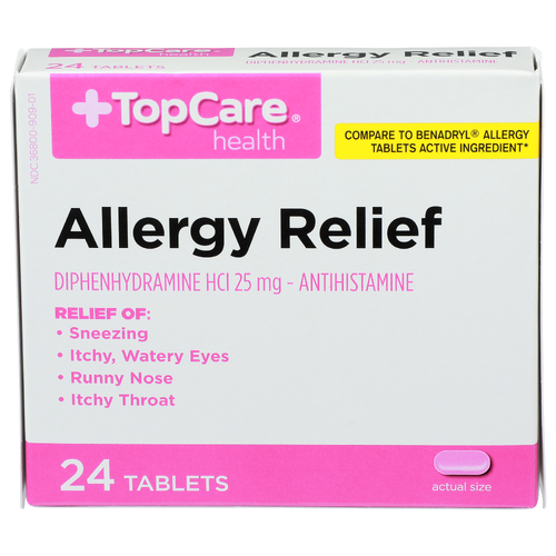 Topcare Health Allergy Relief - 24 Count