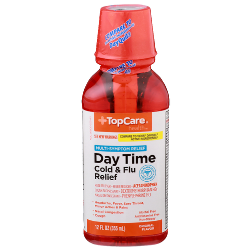 Topcare Health Original Pain Reliever Fever Reducer Acetaminophen - 12 Fluid Ounce